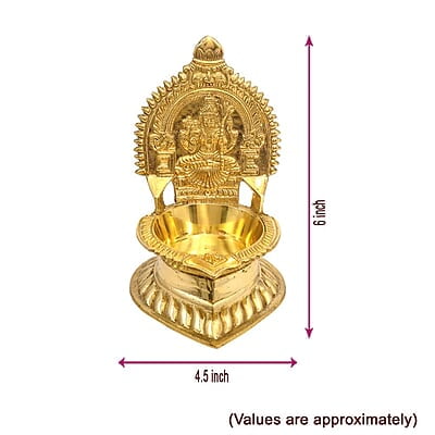 Brass Kamatchi Amman Diya