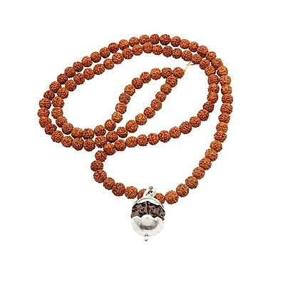 Rudraksha Mala/Chain with Rudraksha Pendent/Dollar Rudraksha Mala/Chain with Rudraksha Pendent/Dollar
