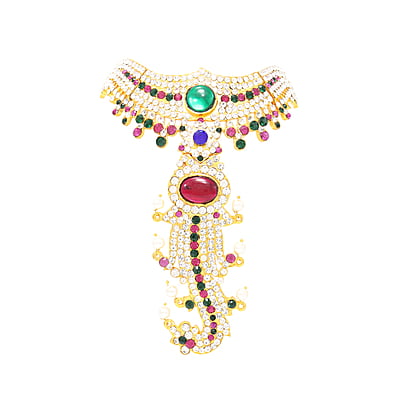 Multicolour Stone Crown For God/Amman Multicolour Stone Crown For God/Amman