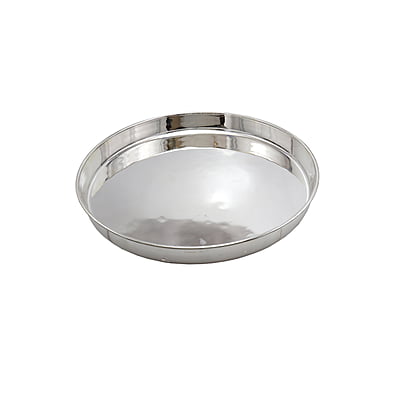 Silver Plain Plate for Pooja,Home (13.3CM) Silver Plain Plate for Pooja,Home (13.3CM)