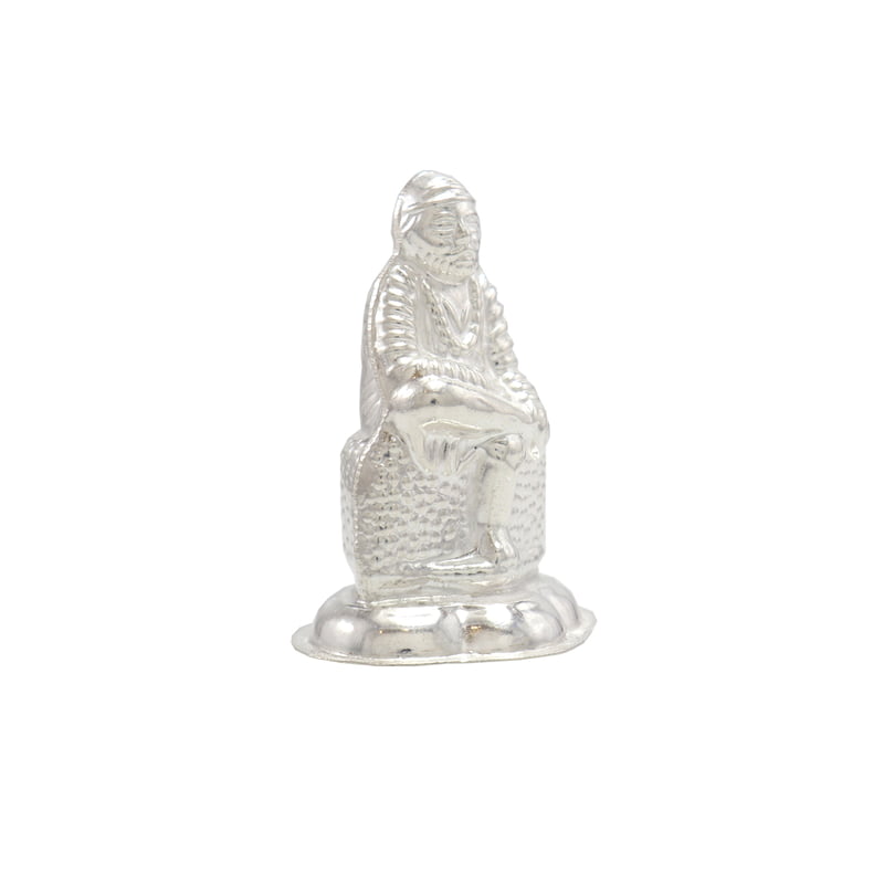 Silver Lord Sai Baba Idol Silver Lord Sai Baba Idol