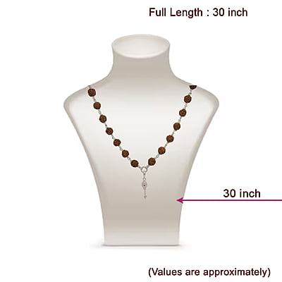 Rudraksha Mala with Vel Pendant