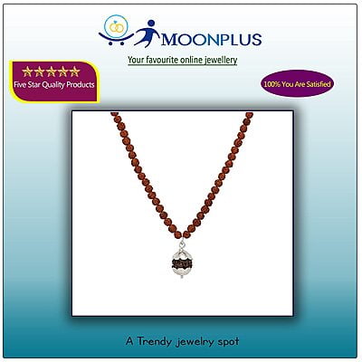 Rudraksha Mala/Chain with Rudraksha Pendent/Dollar Rudraksha Mala/Chain with Rudraksha Pendent/Dollar