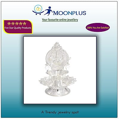 Silver Lotus Kamatchi Diya 19grams Silver Lotus Kamatchi Diya 19grams