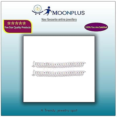 Silver Anklets for women/Enamel design Payals/Kolusu/Chain model