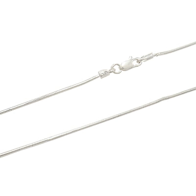 Silver Chain with Rajavarthi Stone Pendant Silver Chain with Rajavarthi Stone Pendant