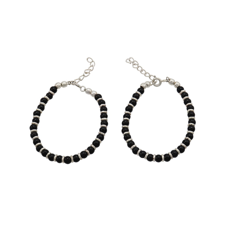 Silver Born Baby Anklets/silver payal for babies
