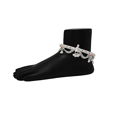 Sterling Silver Anklet, Kolusu(payal) For Women