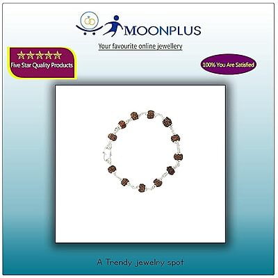 Silver Rudraksha Bracelet