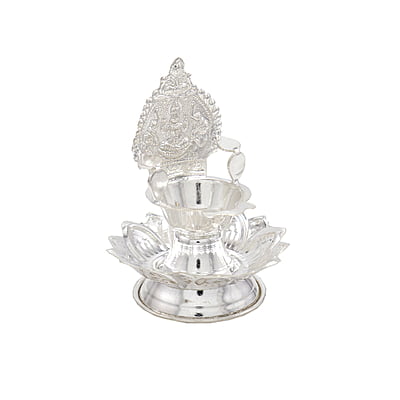 Silver Lotus Kamatchi Diya 19grams Silver Lotus Kamatchi Diya 19grams