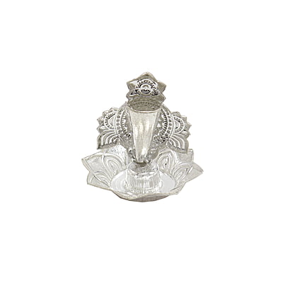 Silver Chank/Chakra Incense Holder