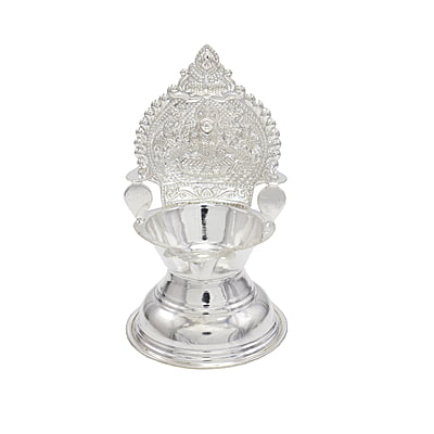 Silver Kamakshi Diya (30 grams)