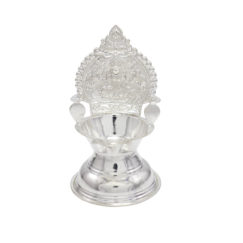 Silver Kamakshi Diya (30 grams)
