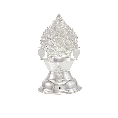 Silver Kamakshi Diya (38 grams)