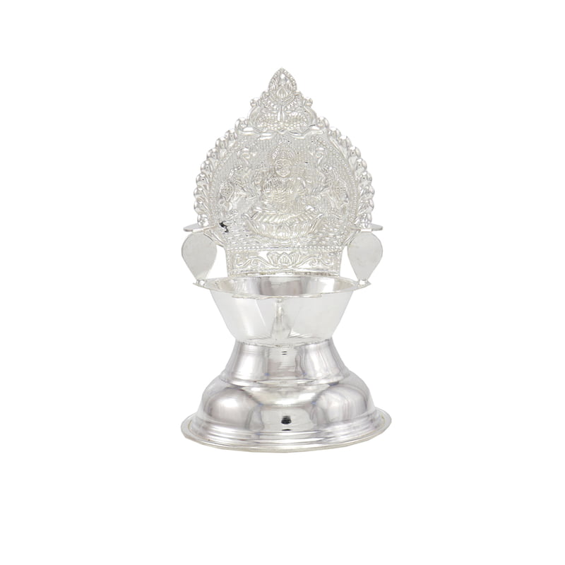 Silver Kamakshi Diya (38 grams)