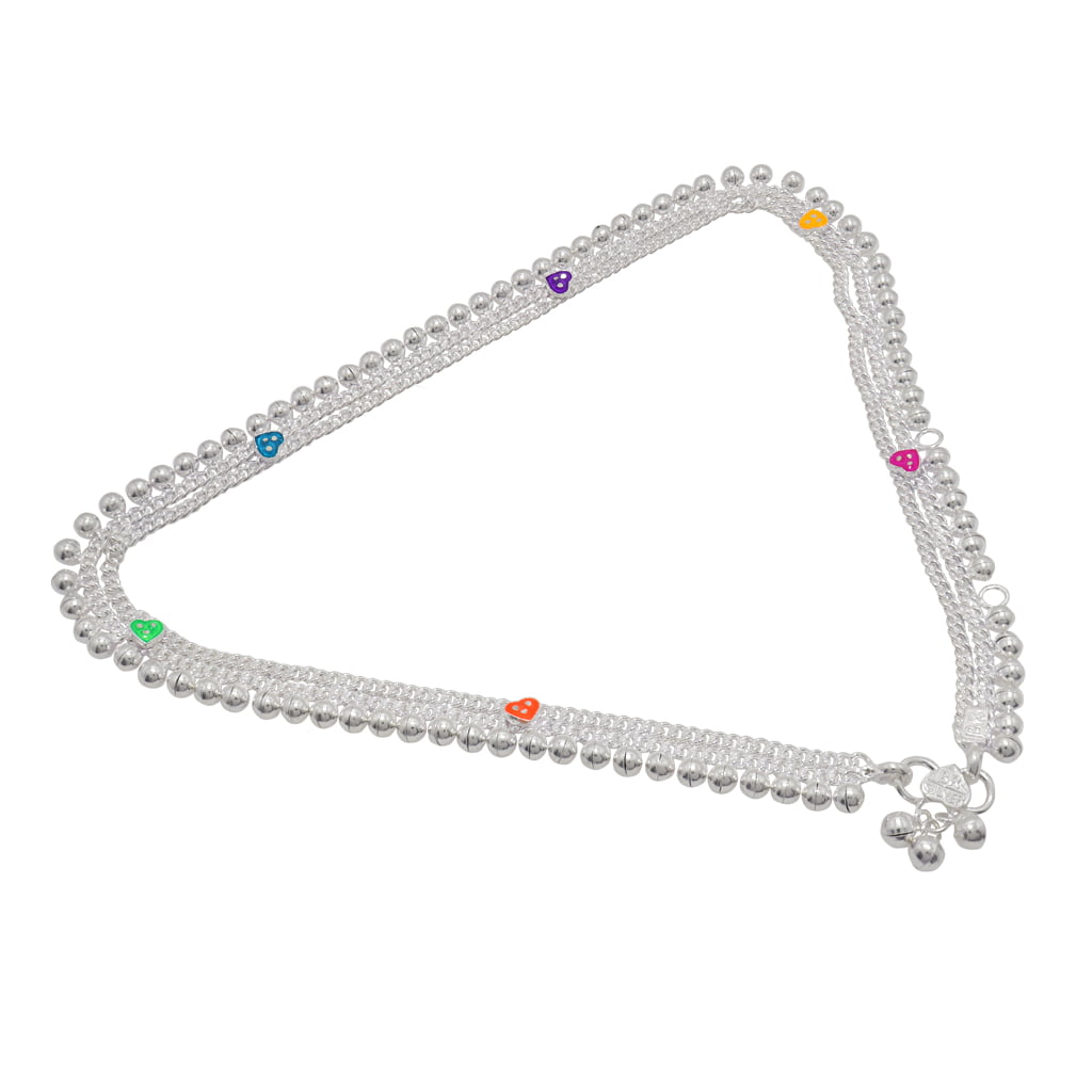 Anklet Silver Arunakodi For Boy Baby Silver Hip Chain/ Arunaal-40g