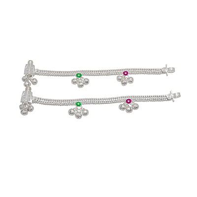 Silver Baby Anklet 5inch (40grams)