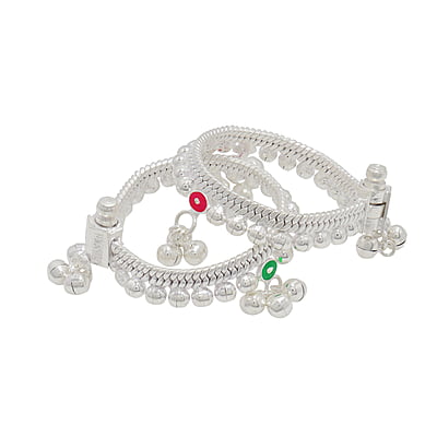 Silver Born Baby Anklet 5inch