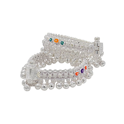 Silver Baby Anklet ( Salangai Kolusu- 6INCH) Silver Baby Anklet ( Salangai Kolusu- 6INCH)