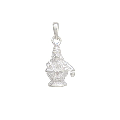 Sterling Silver Iyyappan Pendent/Dollar for Men