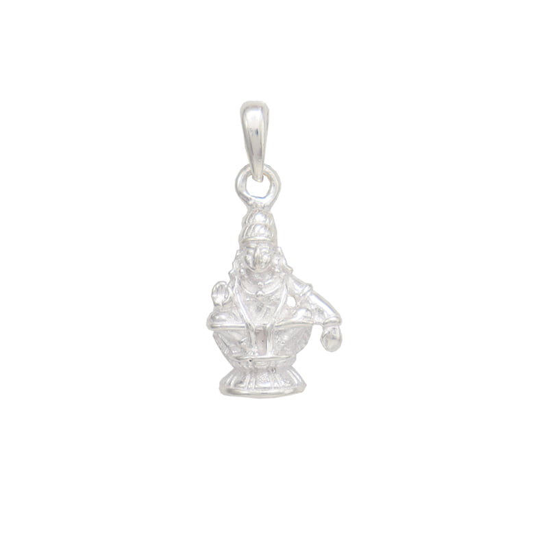 Sterling Silver Iyyappan Pendent/Dollar for Men