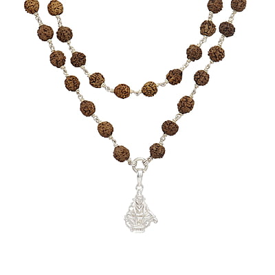 Rudraksha Mala with Lord ayyappa Pendant/dollar