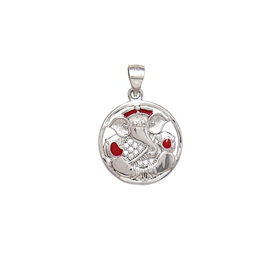 Sterling Silver Ganpathy Pendant