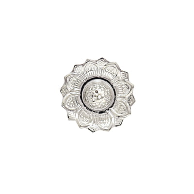 Silver Lotus Agarbatti Stand