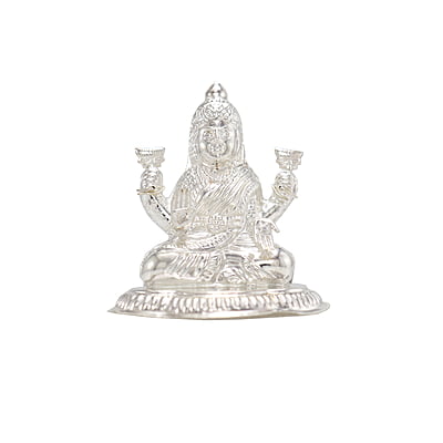 Silver Lakshmi Idol/Silai