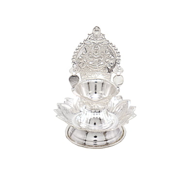 Silver Lotus Kamatchi Diya 19grams Silver Lotus Kamatchi Diya 19grams