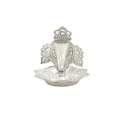 Silver Chank/Chakra Incense Holder