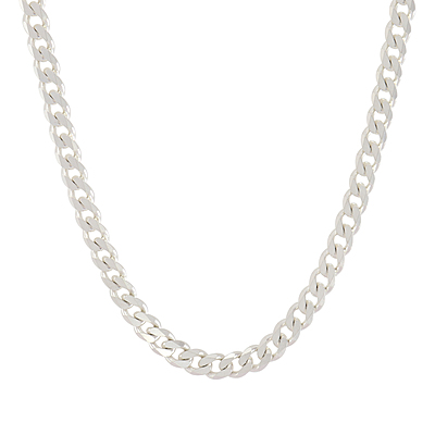 Sterling Silver Men's Curb Chain Sterling Silver Men's Curb Chain