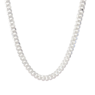 Sterling Silver Men's Curb Chain Sterling Silver Men's Curb Chain