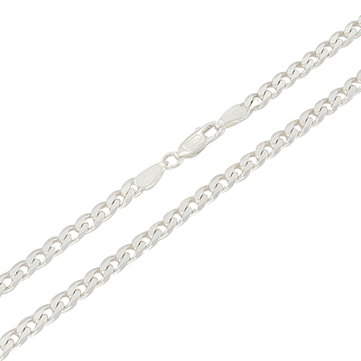 Sterling Silver Men's Curb Chain Sterling Silver Men's Curb Chain