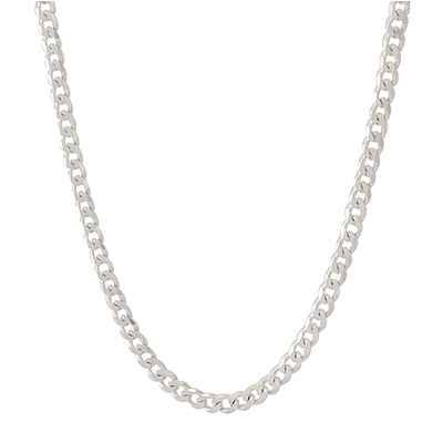 Sterling Silver Men's Curb Chain Sterling Silver Men's Curb Chain