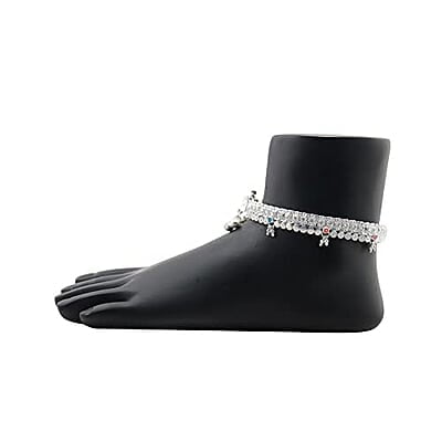 Sterling Silver Small Drops Anklet Sterling Silver Small Drops Anklet