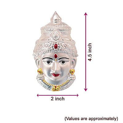 Silver Varalakshmi Face Silver Varalakshmi Face