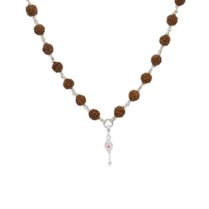 Rudraksha Mala with Vel Pendant