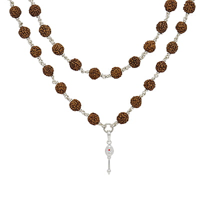 Rudraksha Mala with Vel Pendant