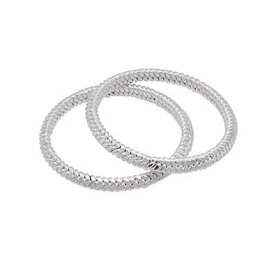 Silver Baby Anklet (Karanai Kolusu)