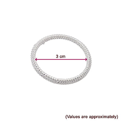 Silver Baby Anklet (Karanai Kolusu)