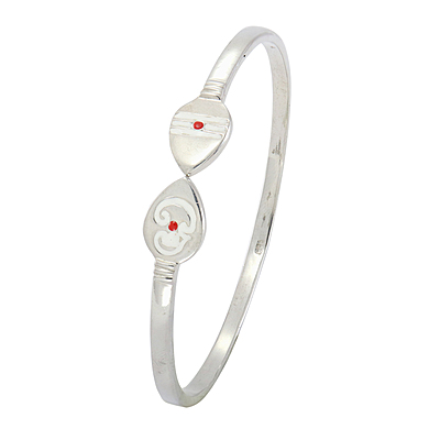 Sterling Silver Adjustable Vel Kada Sterling Silver Adjustable Vel Kada