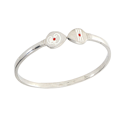 Sterling Silver Adjustable Vel Kada Sterling Silver Adjustable Vel Kada